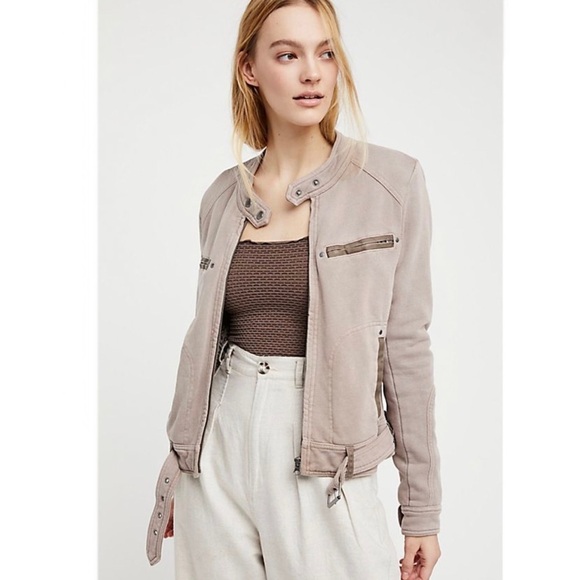 Free People Ride By Knit Moto Jacket - Picture 4 of 9